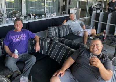 Employees at Top Golf Socializing